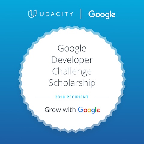 Grow With Google Developer Challange Scholarship banner